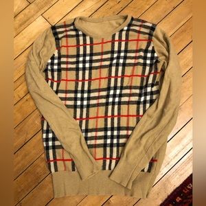 Burberry Print Cashmere Sweater